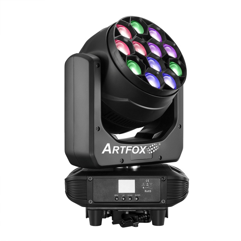 LED Moving Head:Beam Wash 2-in-1, 12x40w RGBW, Pixel Tech
